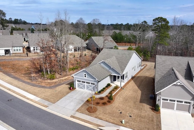 birds eye view of property featuring a residential view