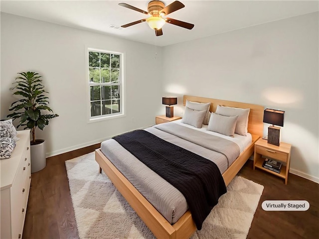 131 Morningside Dr, Jackson, GA 30233 - bedroom featuring ceiling fan and wood finished floors