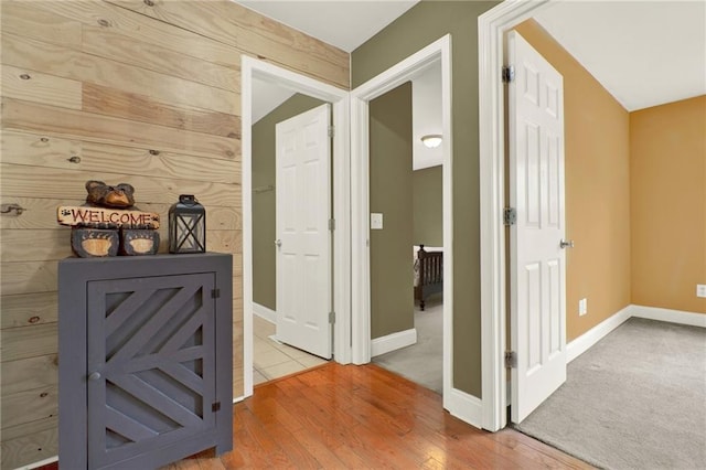 192 Aubrey Ave NE, Calhoun, GA 30701 - hall featuring baseboards and wood finished floors