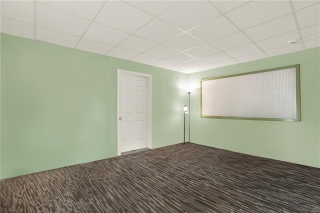 192 Aubrey Ave NE, Calhoun, GA 30701 - unfurnished room with carpet floors and a paneled ceiling