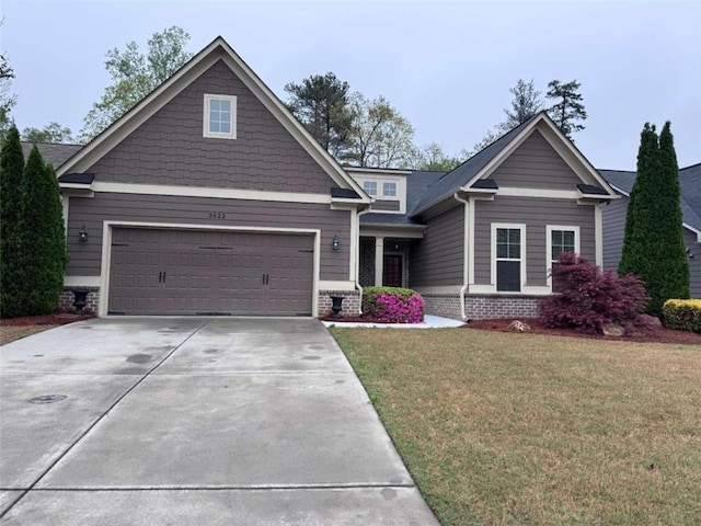 3622 Foxtrot Trl NW, Kennesaw, GA 30144 - craftsman house with driveway and a front lawn