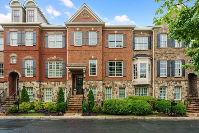 1227 Parkside Village Dr NW, Marietta, GA 30060 - multi unit property with stairway, stone siding, and brick siding