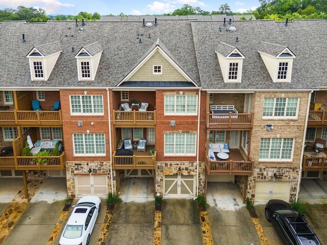 1227 Parkside Village Dr NW, Marietta, GA 30060 - view of property with a garage and driveway