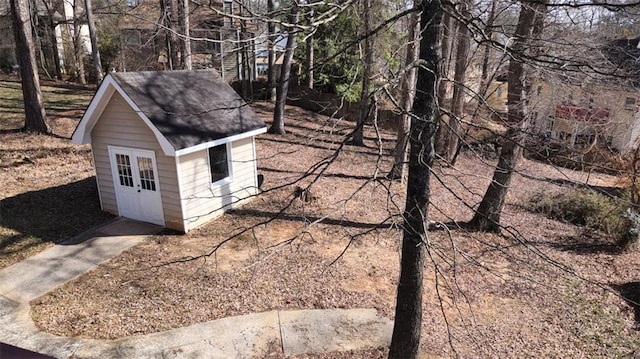 view of outbuilding with an outbuilding