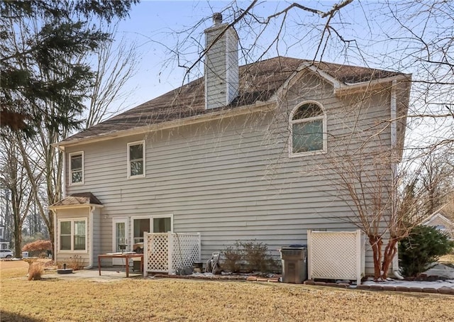 rear view of house featuring a patio area