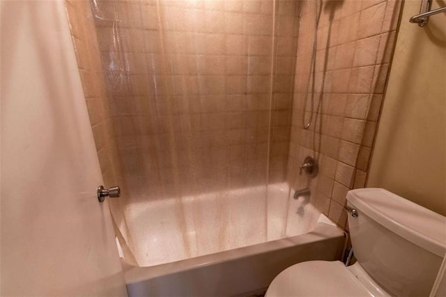 177 NW Amherst Pl, Atlanta, GA 30327 - full bathroom with toilet and shower / bath combination with curtain