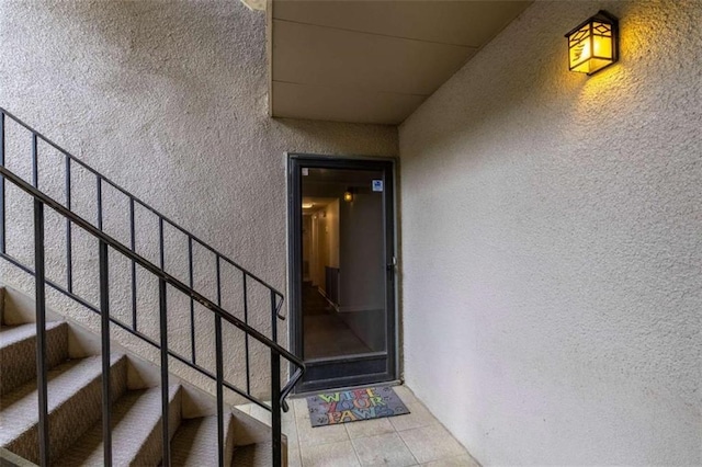 177 NW Amherst Pl, Atlanta, GA 30327 - doorway to property featuring stucco siding