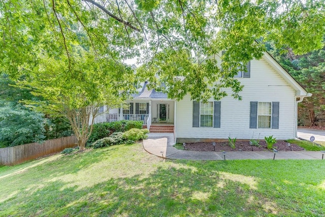 6485 Flowery Way, Flowery Branch, GA 30542 - view of property hidden behind natural elements with a porch