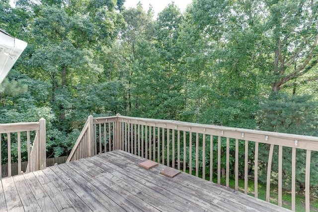 6485 Flowery Way, Flowery Branch, GA 30542 - view of wooden terrace