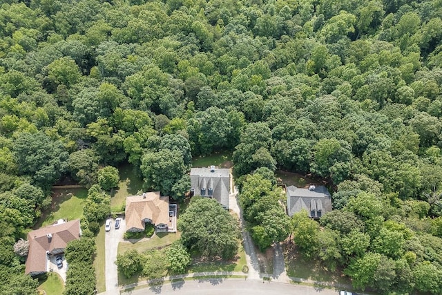 6485 Flowery Way, Flowery Branch, GA 30542 - drone / aerial view of a heavily wooded area