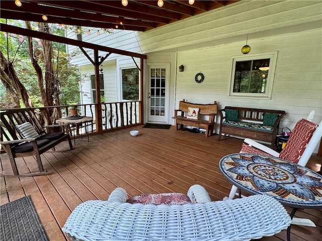 4114 Falcon Shores Ct NW, Acworth, GA 30101 - view of wooden terrace