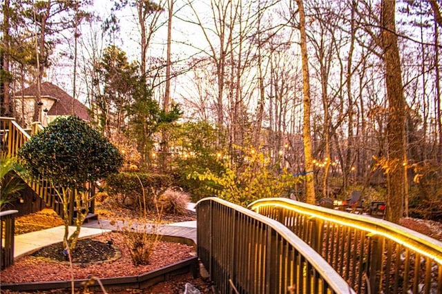 view of property's community featuring a deck