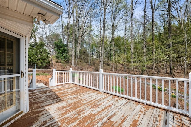 view of deck
