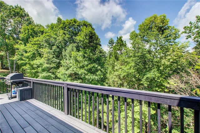 271 Moorings Run, Jasper, GA 30143 - wooden deck featuring grilling area