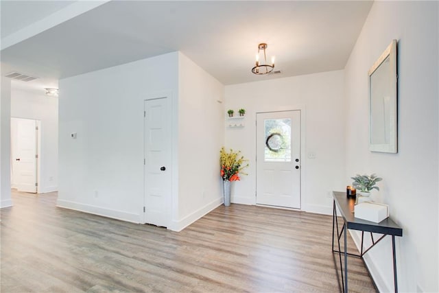271 Moorings Run, Jasper, GA 30143 - entrance foyer featuring light wood-style floors and a chandelier