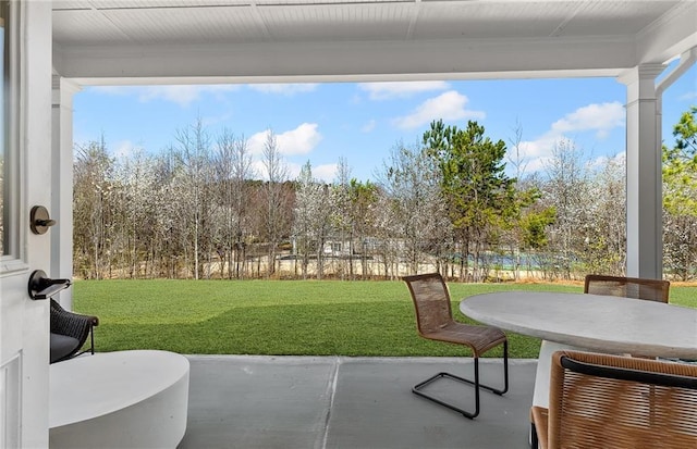 363 Aidens Blf, Jefferson, GA 30549 - view of patio with outdoor dining area