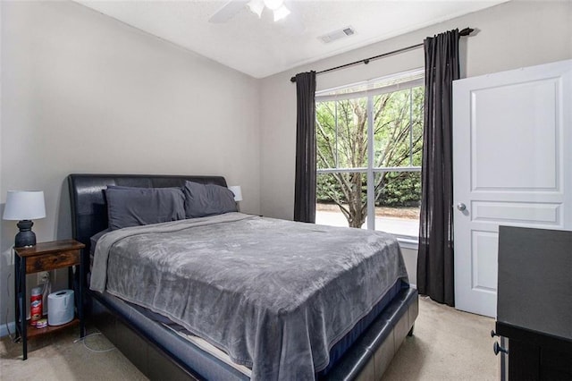 10 Perimeter Summit Blvd NE Unit 4223, Brookhaven, GA 30319 - bedroom with light colored carpet and ceiling fan