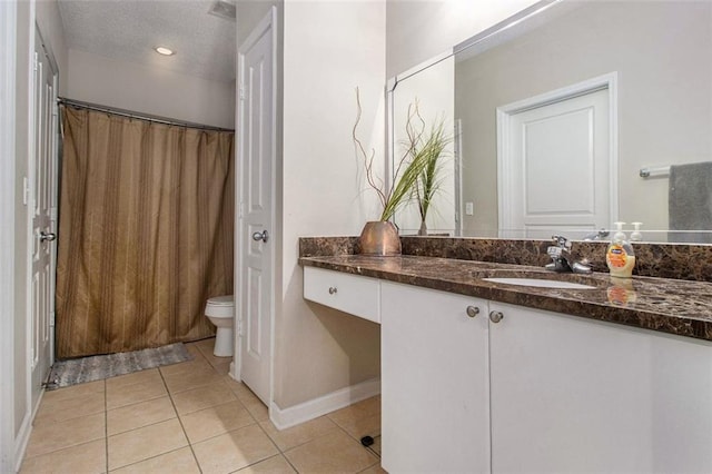 10 Perimeter Summit Blvd NE Unit 4223, Brookhaven, GA 30319 - bathroom featuring vanity, tile patterned floors, and a shower with curtain