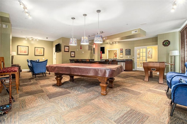 10 Perimeter Summit Blvd NE Unit 4223, Brookhaven, GA 30319 - playroom featuring carpet, track lighting, and billiards