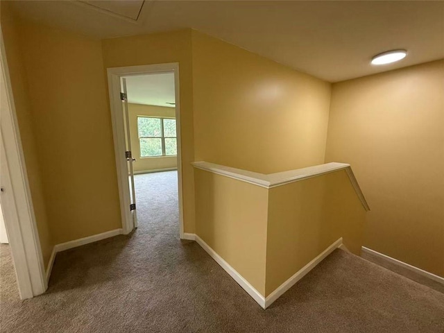 102 Daisy Cir, Mcdonough, GA 30252 - corridor featuring carpet flooring, an upstairs landing, and baseboards