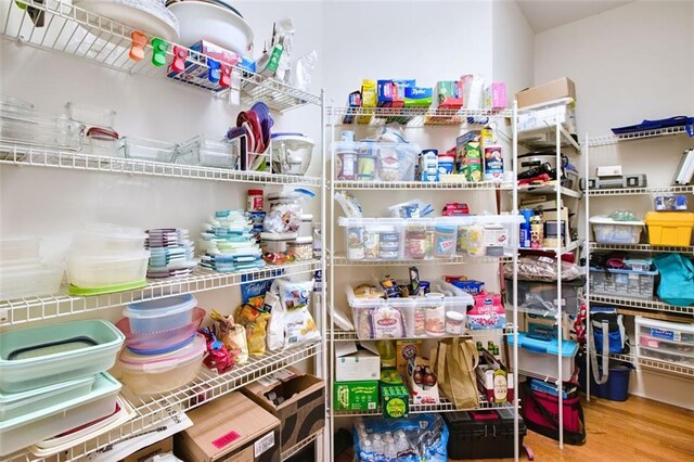 view of pantry