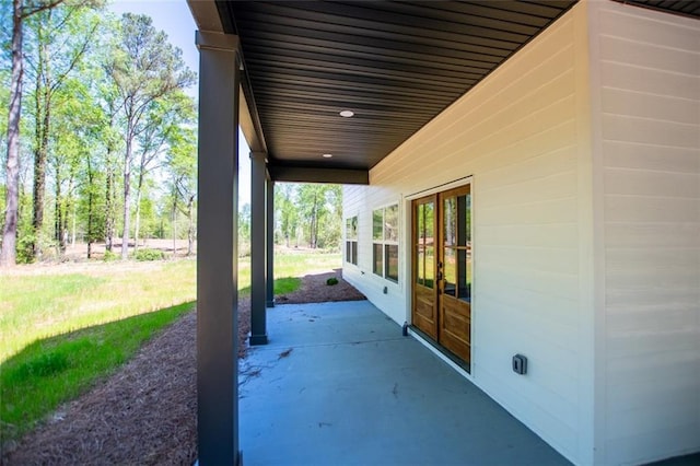 90 Ayers Rd, Bowdon, GA 30108 - view of patio with french doors