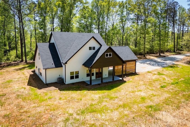 90 Ayers Rd, Bowdon, GA 30108 - view of front of home featuring a front yard and roof with shingles