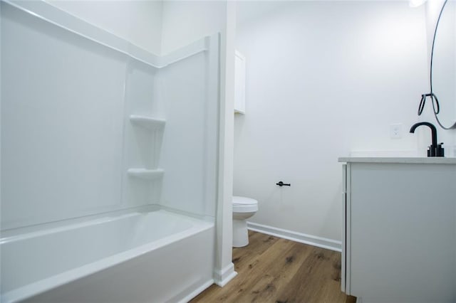 90 Ayers Rd, Bowdon, GA 30108 - bathroom with vanity, wood finished floors, and bathtub / shower combination
