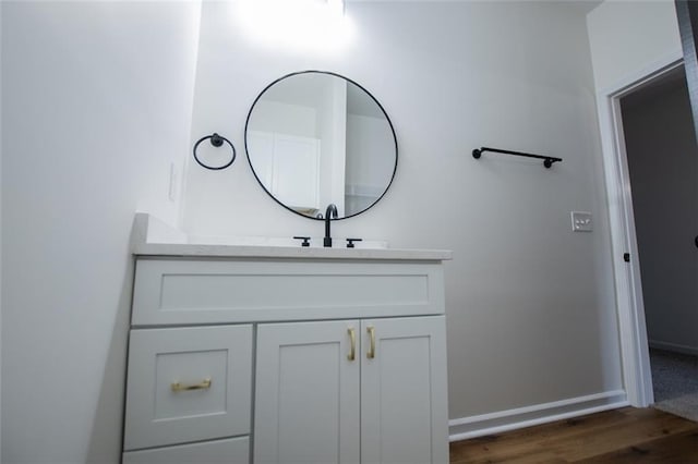 90 Ayers Rd, Bowdon, GA 30108 - bathroom featuring wood finished floors and vanity