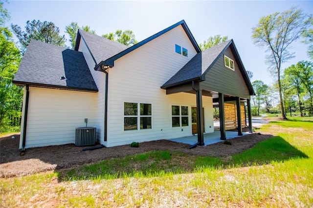 90 Ayers Rd, Bowdon, GA 30108 - rear view of property with a patio area and roof with shingles
