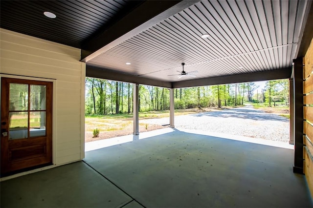 90 Ayers Rd, Bowdon, GA 30108 - view of patio with ceiling fan