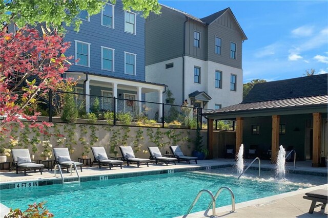 3317 Stillwood Ln, Hapeville, GA 30354 - pool with a patio and fence