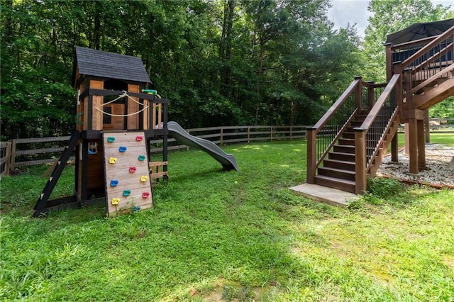 19 Autumn Pl NE, White, GA 30184 - view of playground with stairway
