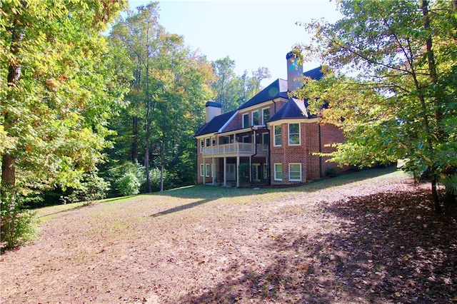 view of back of property