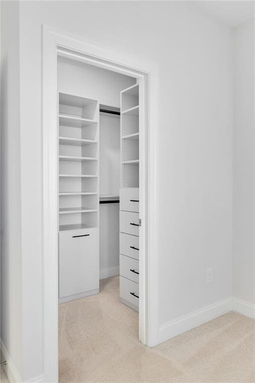 view of closet