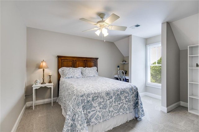 36 Evergreen Way, Dallas, GA 30157 - bedroom with light carpet and ceiling fan