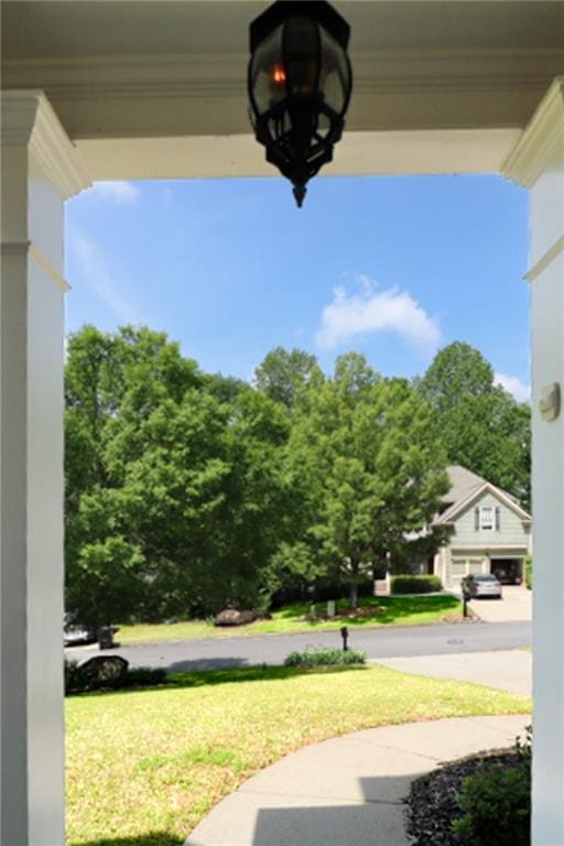36 Evergreen Way, Dallas, GA 30157 - view of green lawn with a porch
