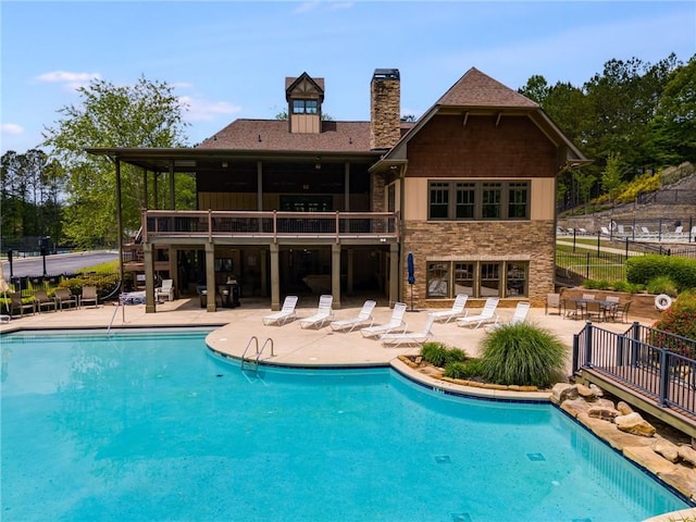 36 Evergreen Way, Dallas, GA 30157 - community pool featuring a patio area