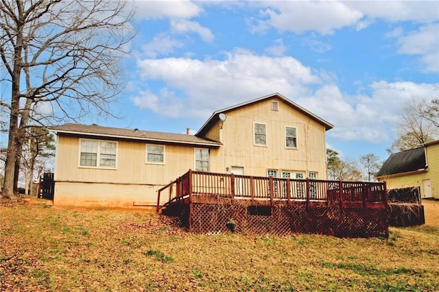 4161 Windermere Dr, Lithonia, GA 30038 - back of house with a wooden deck