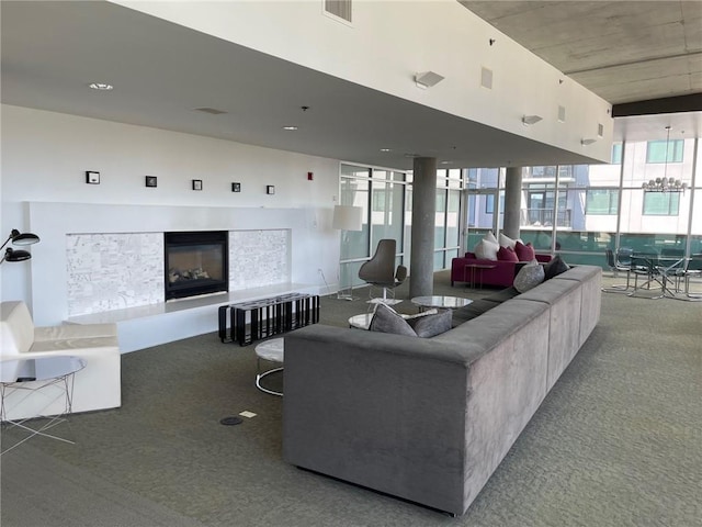 845 Spring St NW Unit 129, Atlanta, GA 30308 - lobby with expansive windows