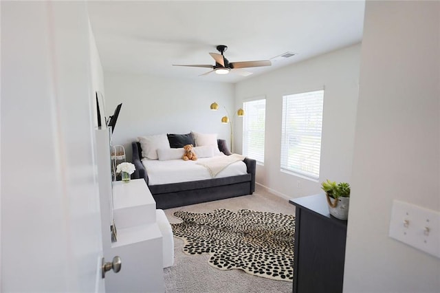 382 Winston Cir, Canton, GA 30114 - carpeted bedroom featuring baseboards and a ceiling fan