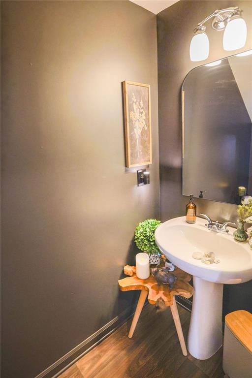 382 Winston Cir, Canton, GA 30114 - bathroom with wood finished floors