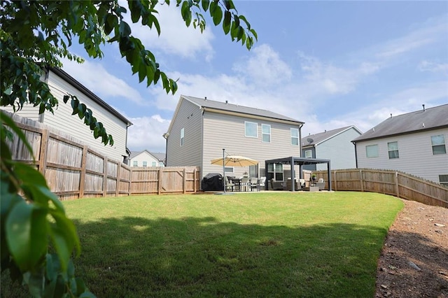 382 Winston Cir, Canton, GA 30114 - back of house with a patio area