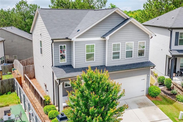 382 Winston Cir, Canton, GA 30114 - view of front of home with an attached garage, driveway, and a shingled roof