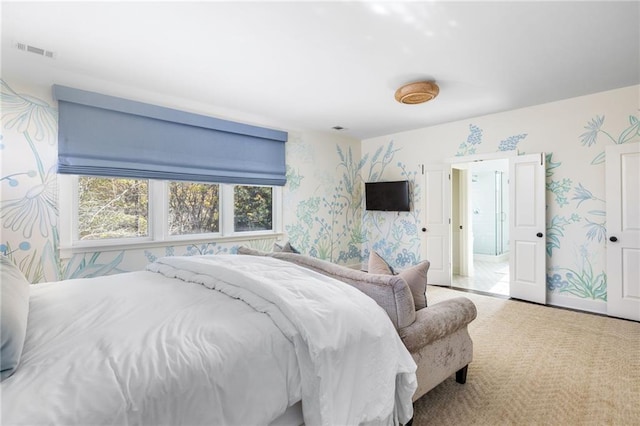 bedroom featuring carpet flooring