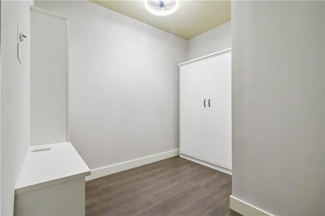20 10th St NW Unit 704, Atlanta, GA 30309 - washroom featuring dark wood-type flooring and baseboards