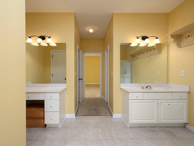 5 Glenn Eagles Vw, Hiram, GA 30141 - bathroom featuring tile patterned flooring and vanity