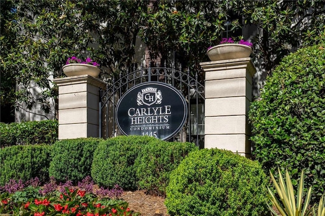 1445 Monroe Dr NE Unit C13, Atlanta, GA 30324 - view of community sign