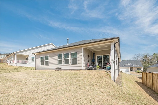 view of rear view of house