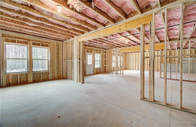 miscellaneous room featuring concrete flooring